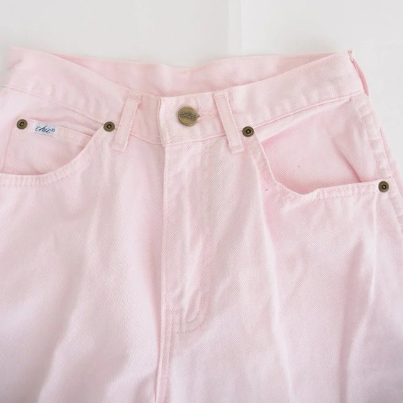 Vintage Chic Pink Barbie Tapered Leg  Denim Jeans - Picture 8 of 13